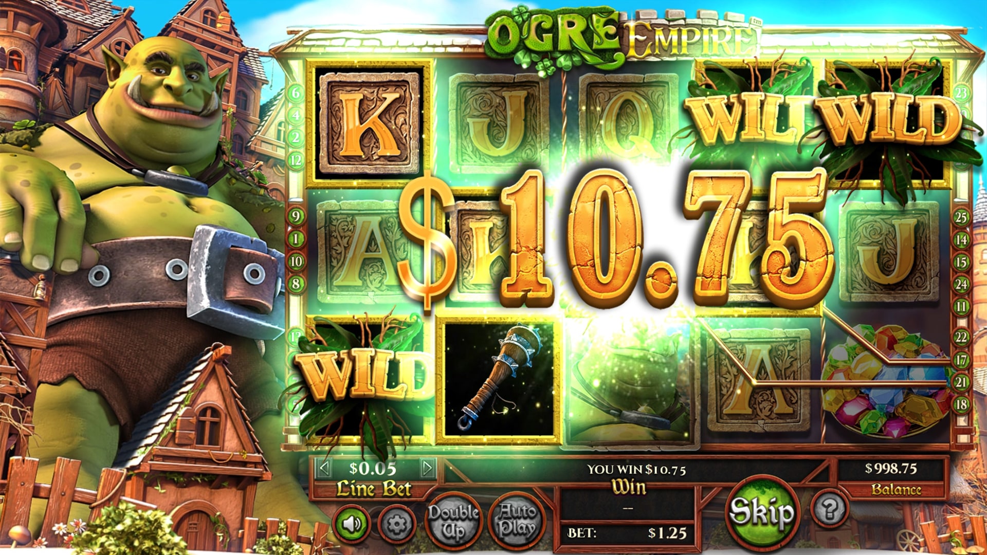 BetSoft Ogre Empire Screenshot
