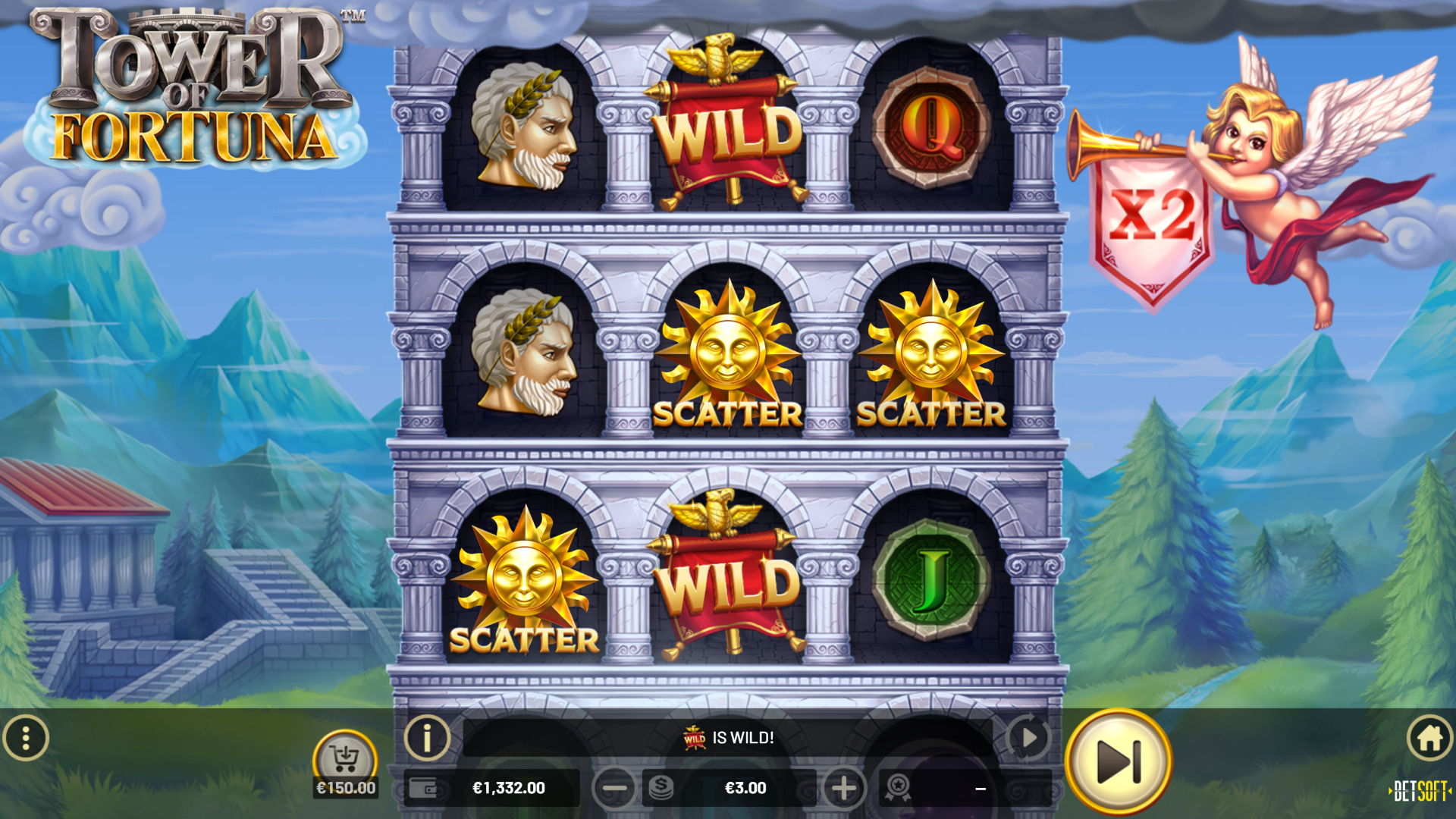 BetSoft Tower of Fortuna Screenshot