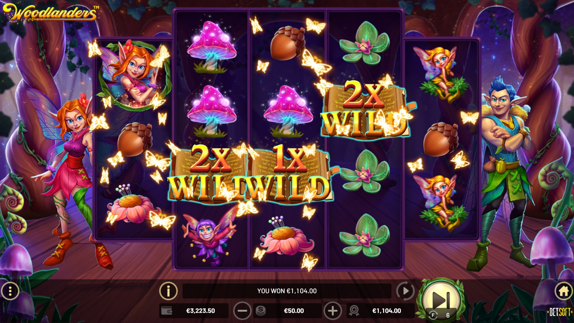 BetSoft Woodlanders Screenshot