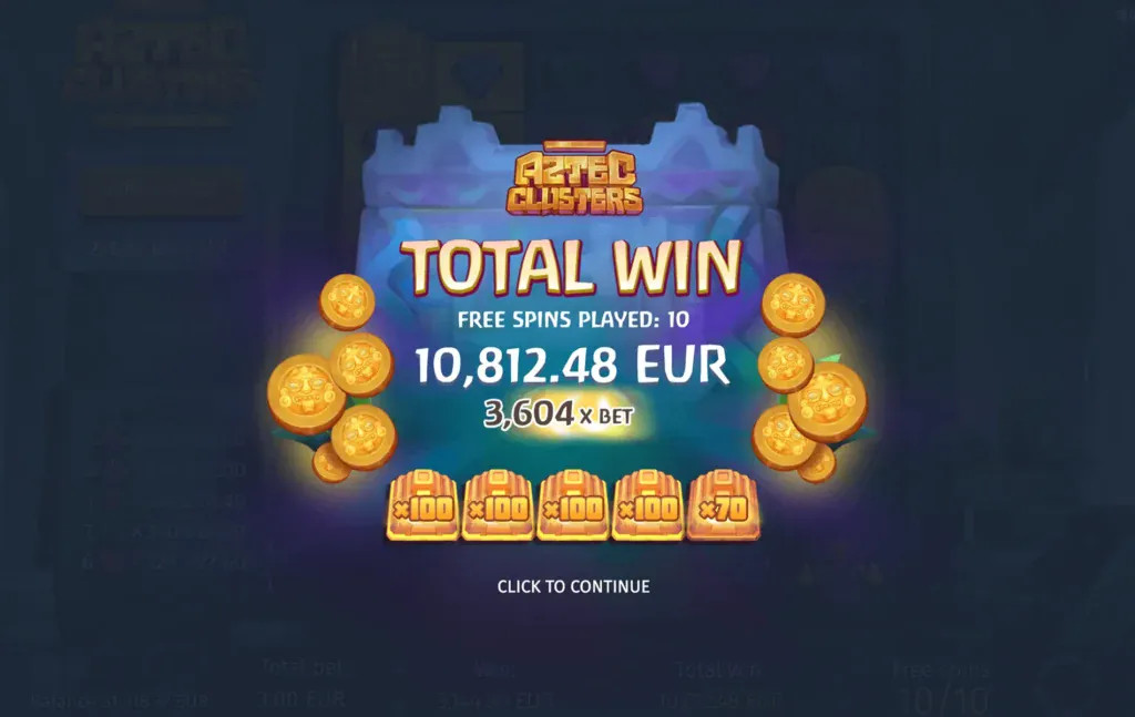 BG Aztec Clusters Screenshot