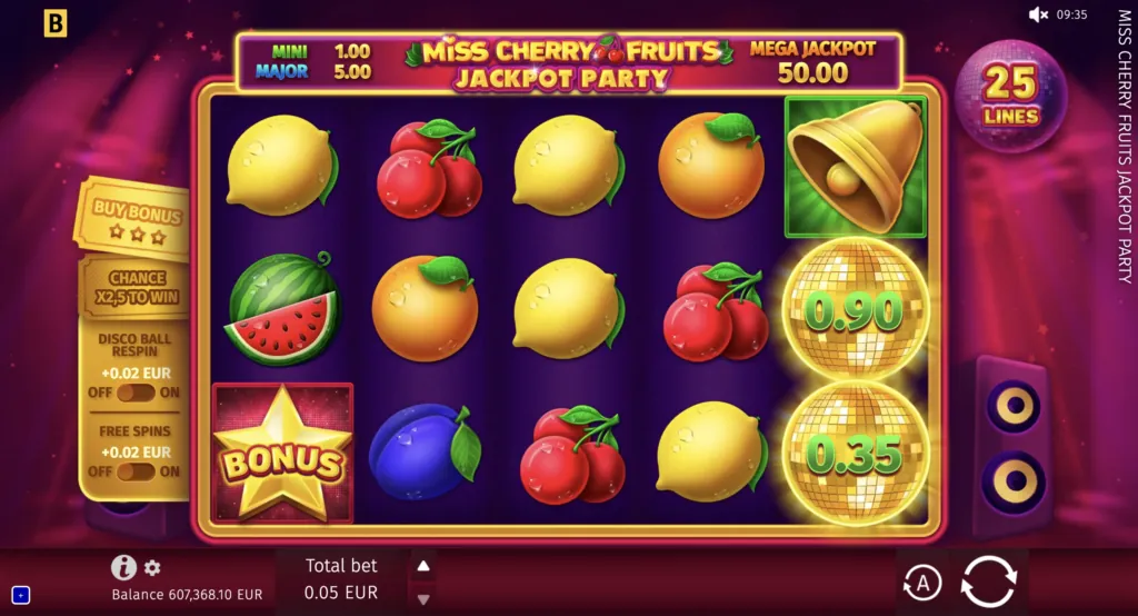 BG Miss Cherry Fruits Screenshot