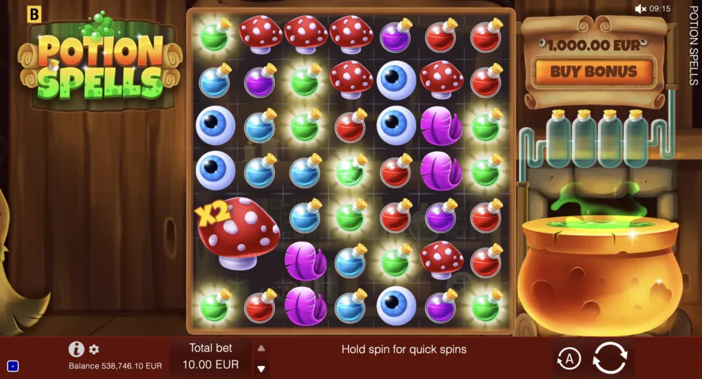 BG Potion Spells Screenshot