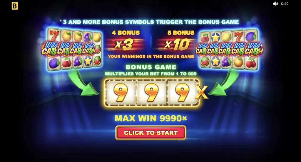 BG Wild Cash X9990 Screenshot