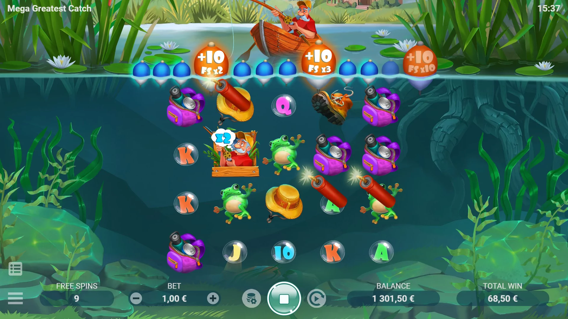 EVO Mega Greatest Catch Screenshot